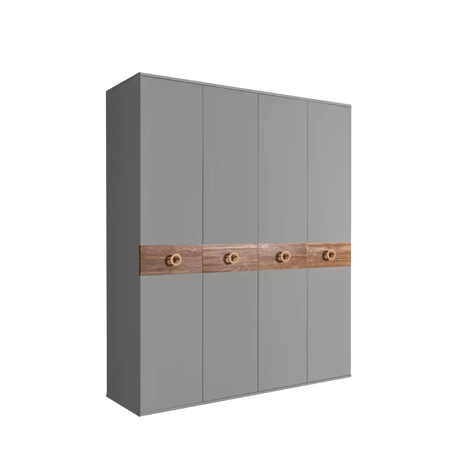 Шкаф 4 - дв. с ящиками Bogemia Wood 