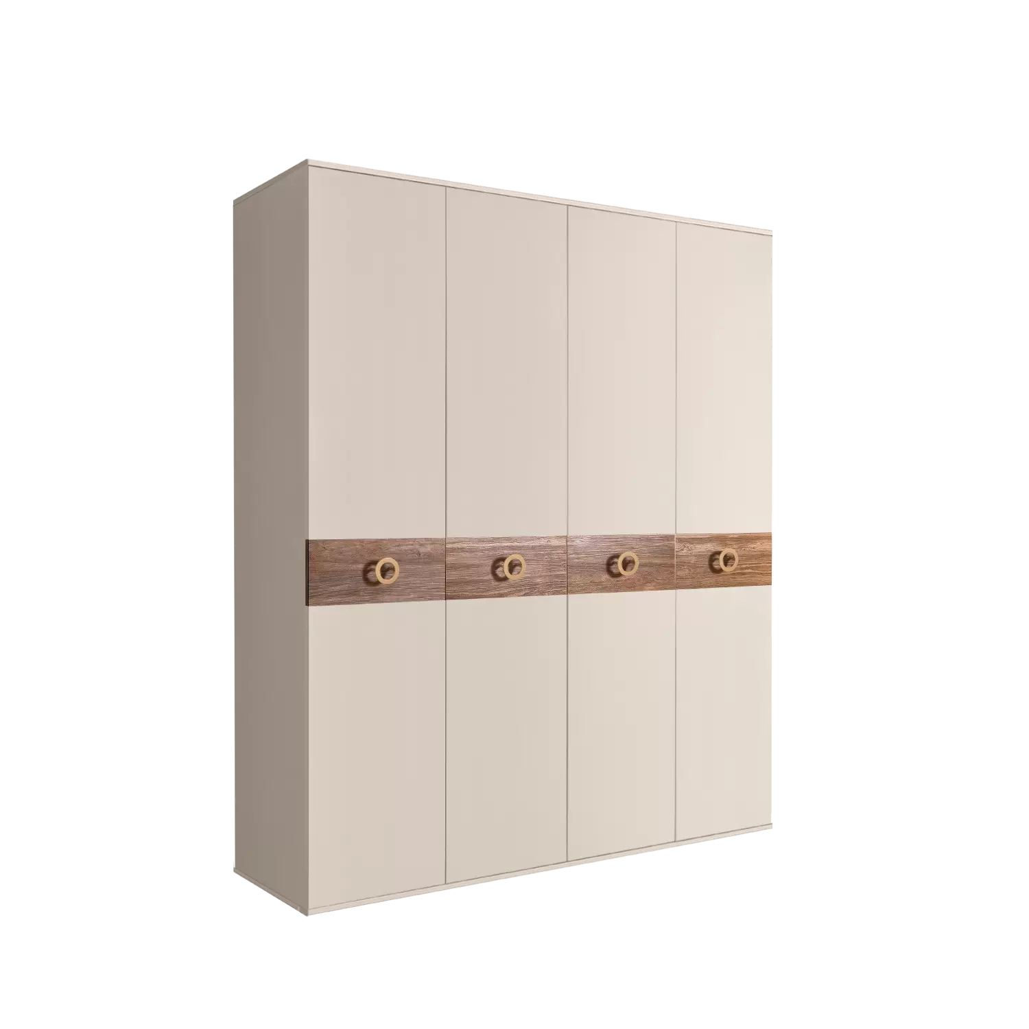 Шкаф 4 - дв. с ящиками Bogemia Wood 