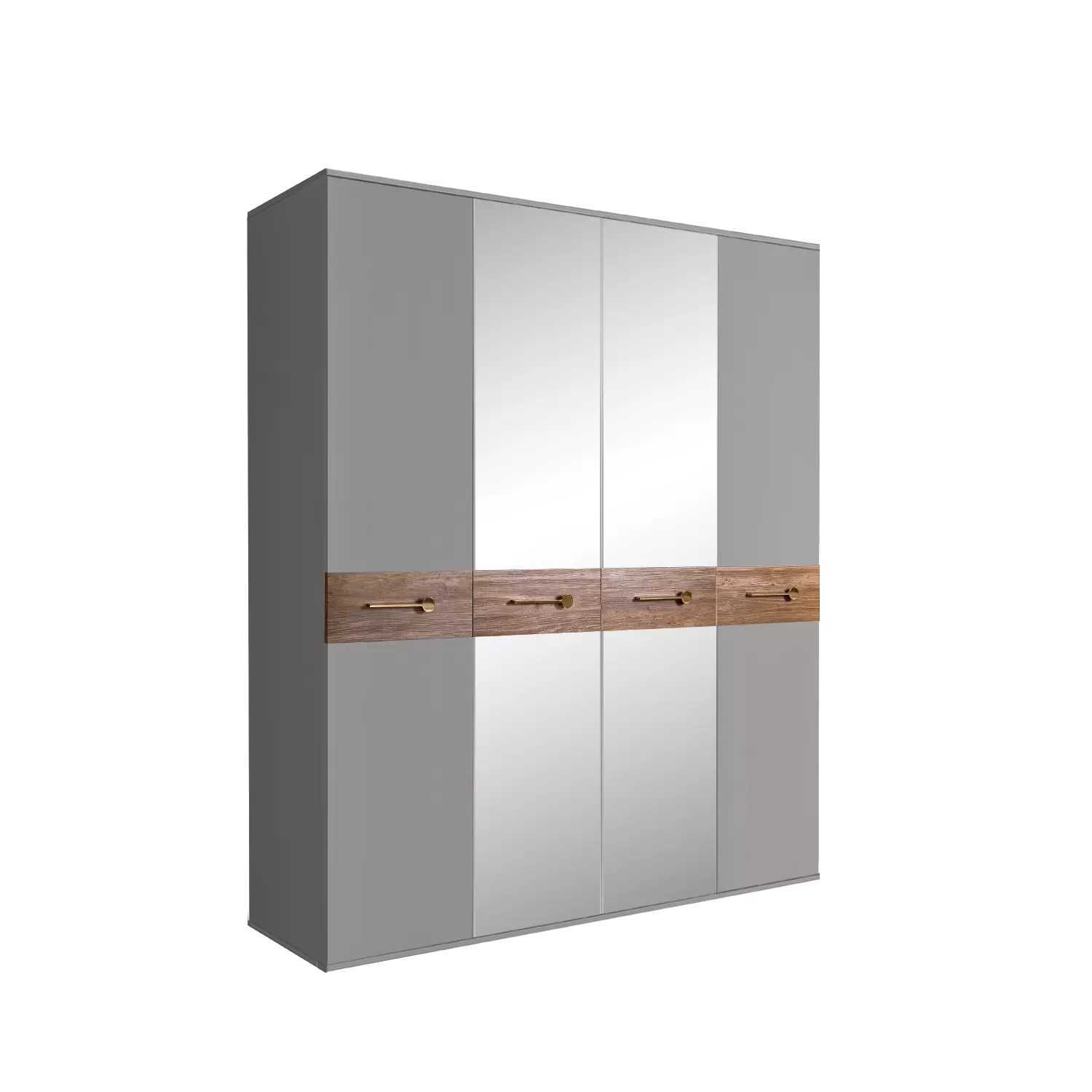 Шкаф 4 - дв. с зеркалами Bogemia Wood