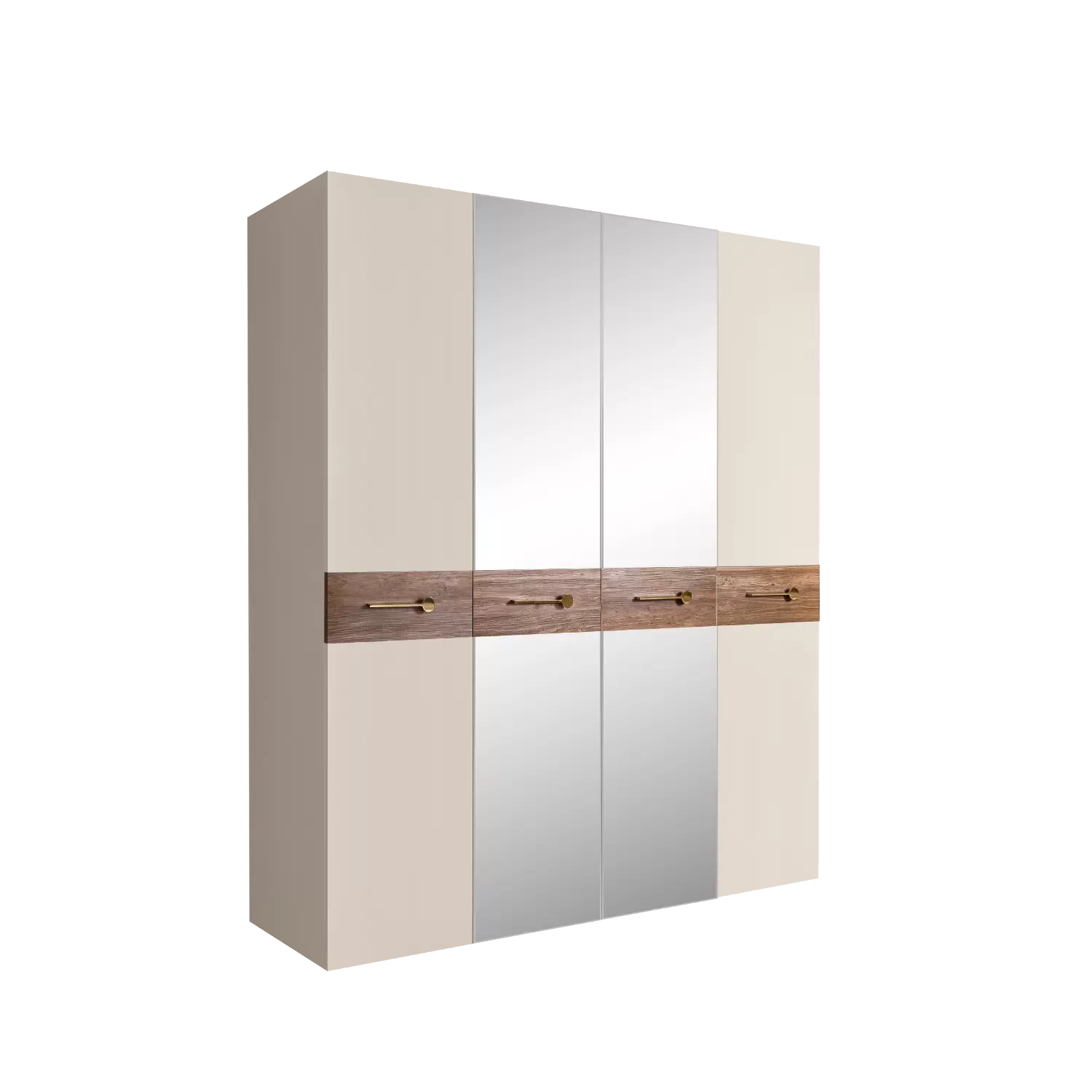 Шкаф 4 - дв. с зеркалами Bogemia Wood
