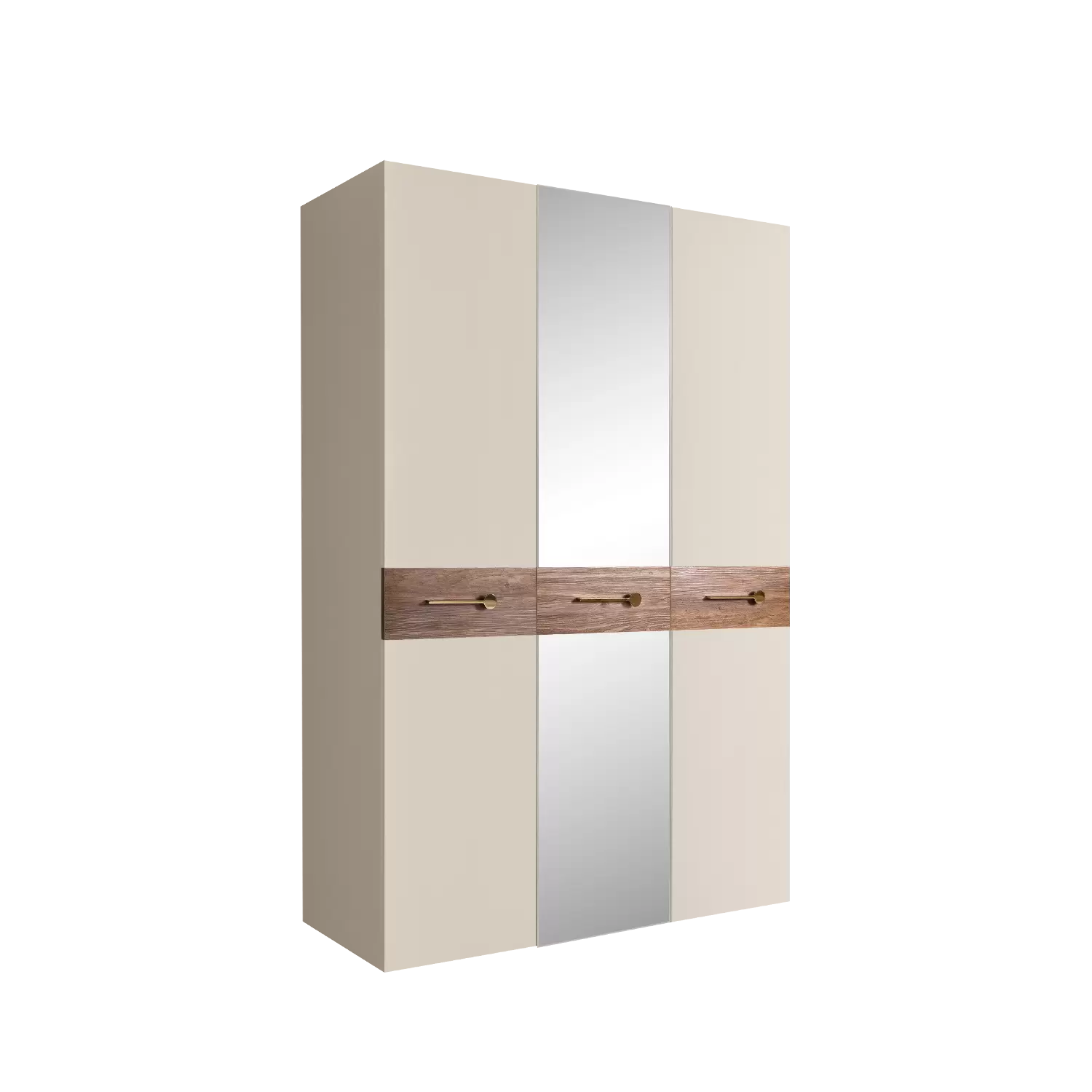 Шкаф 3 - дв. с зеркалом Bogemia Wood
