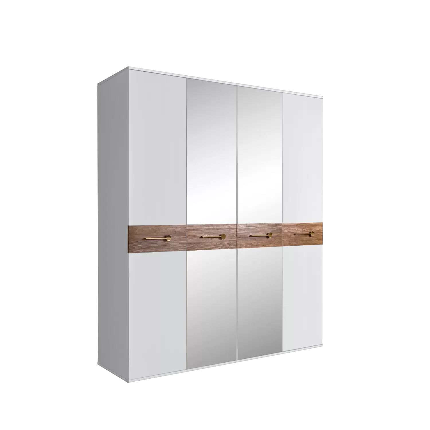 Шкаф 4 - дв. с зеркалами Bogemia Wood