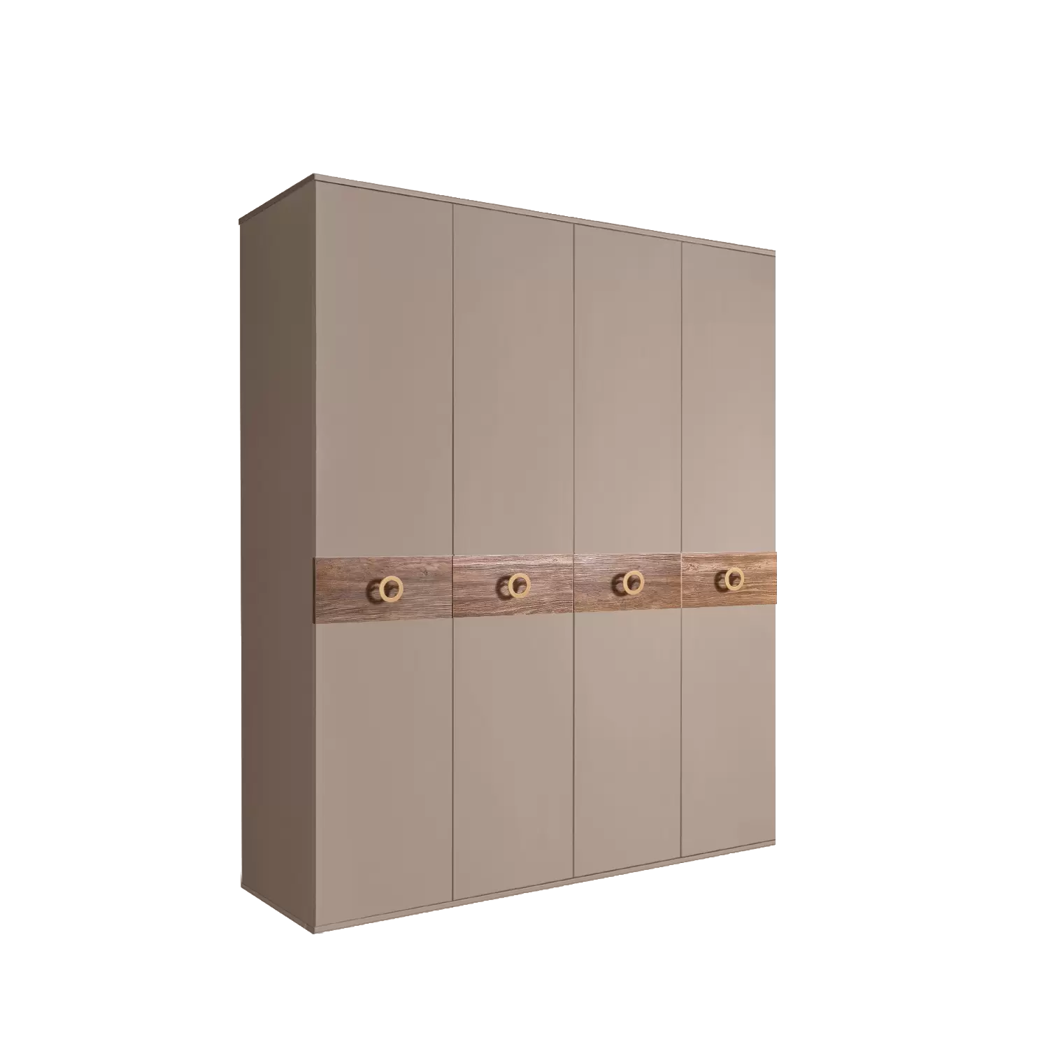 Шкаф 4 - дв. с ящиками Bogemia Wood 