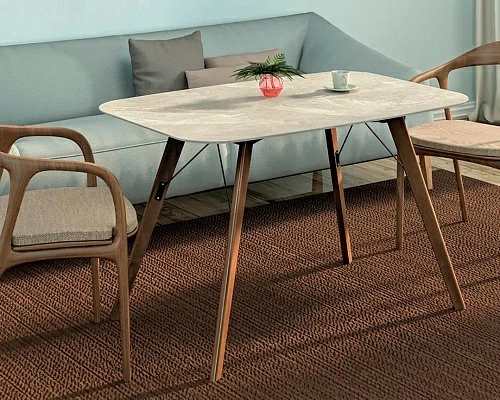 Стол обеденный Wenge Statuario 4 Jet-Ceramic