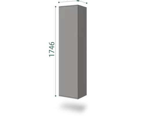 Пенал 1-но дверный Aura Ярцево мебель
