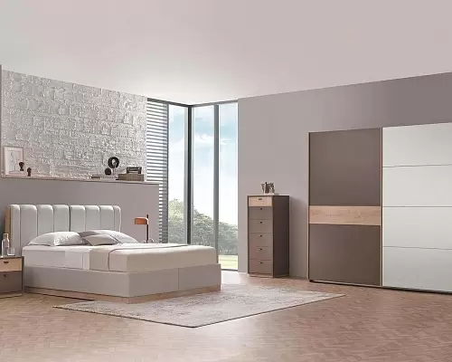 Кровать с системой хранения Polka Enza Home
