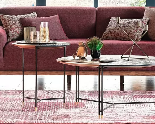 Стол приставной Netha круглый Enza Home