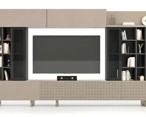 Модуль ТВ со стеклянной дверцей Boston Enza Home