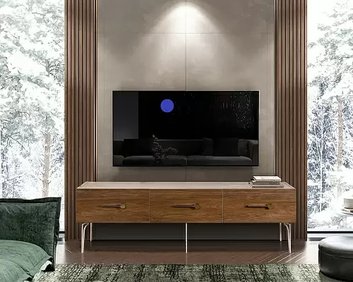 Тумба ТВ 1,6 Bogemia-Wood Ярцево мебель