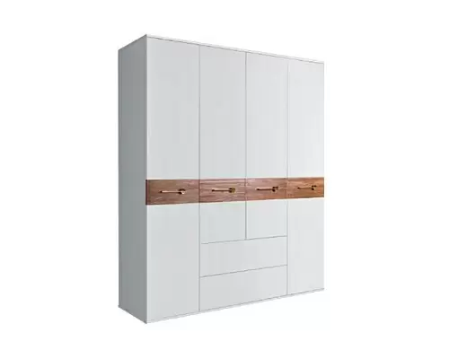 Шкаф 4 - дв. с ящиками Bogemia Wood  Ярцево мебель
