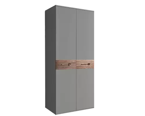 Шкаф 2 - дв. без зеркал Bogemia Wood Ярцево мебель