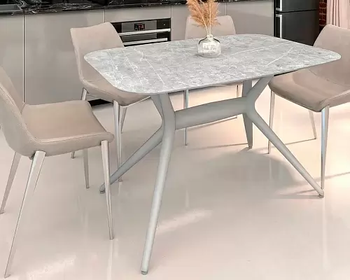 Стол обеденный Wenge Statuario 3 Jet-Ceramic