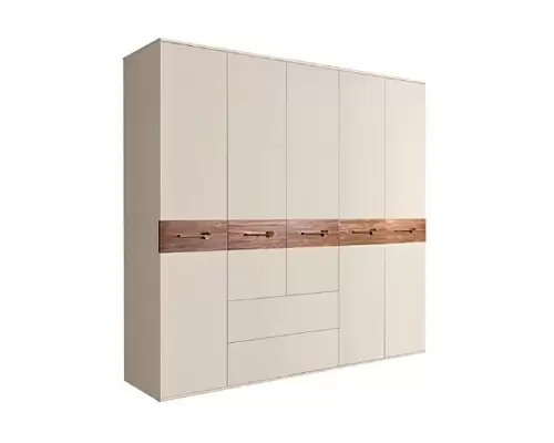 Шкаф 5 дв. с ящиком Bogemia Wood Ярцево мебель