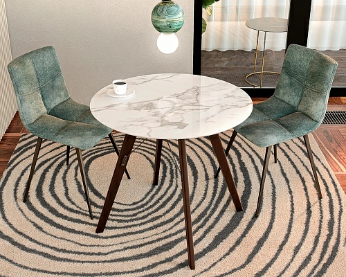 Стол обеденный Wenge Statuario Jet-Ceramic