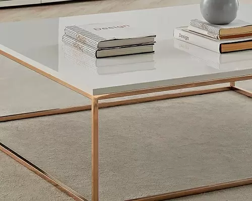 Стол журнальный (белый) Legato Enza Home
